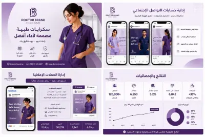 تحليل المنافسين وإعداد استراتيجية تسويقية لمشروع ناشئ مشروع لبيع اسكرابات طبيه