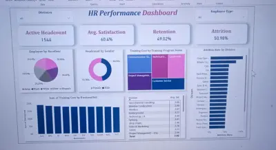 تحليل بيانات الموارد البشرية وبناء لوحة تحكم تفاعلية (HR Dashboard)