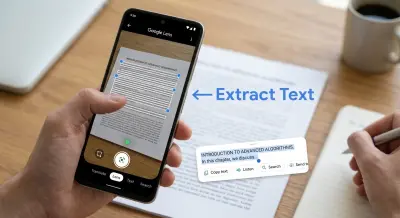 تفريغ نصوص من ملفات PDF أو صور بدقة عالية.