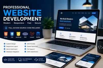 Professional Website Design & Development – Full Access Included