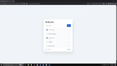 To do list