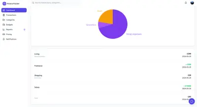 نظام Personal Finance & Expense Tracker — منظومة سحابية متكاملة لإدارة وتحليل المصروفات والتقارير المالية الفورية