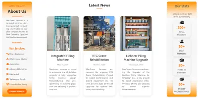 mectronic services landing page
