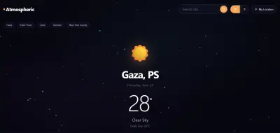Atmospheric – Real-Time Weather Forecast Application