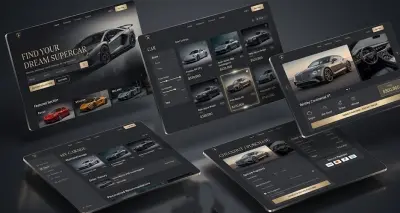 تطوير منصة رقمية متقدمة لتجارة السيارات الفاخرة والسلع الراقية - Luxury Car Marketplace