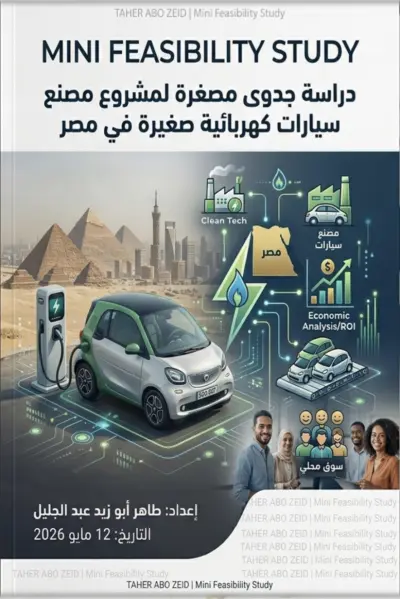 دراسة جدوى مصغرة لمشروع مصنع سيارات كهربائية صغيرة في مصر