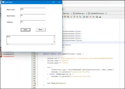 كتابة وتصحيح الاخطاء البرمجية  (++Python,Java.,C) وتصميم قاعده بينات بلغةSQL