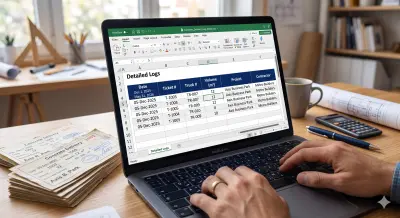 تنظيم ومعالجة بيانات توريد  باستخدام Microsoft Excel