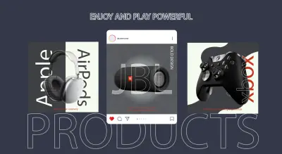 تصاميم سوشيال ميديا إعلانية ومبتكرة للمنتجات العالمية (Product Ads)