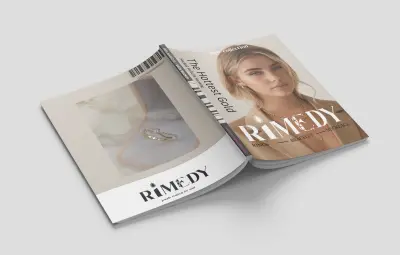 تصميم غلاف مجلة إبداعي وفخم لبراند (Magazine Cover Design)