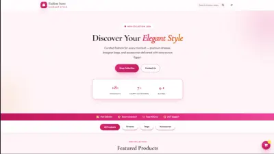 Fashion Store — Premium E-Commerce Platform