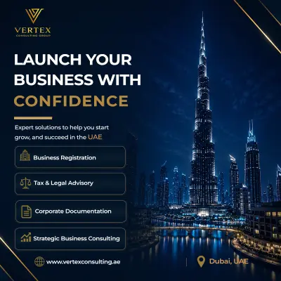 Luxury Corporate Social Media Design for Business Consulting Company | Dubai Style Branding