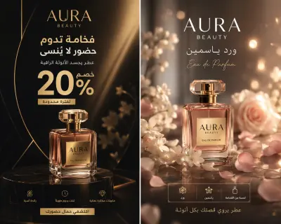 شعار لعطر Aura Beauty
