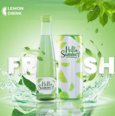 Juice advertisement design