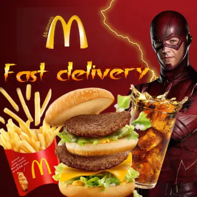 McDonald’s Fast Delivery Advertisement
