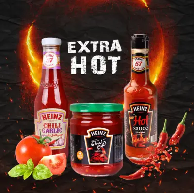 Hot & Spicy Sauce Advertisement