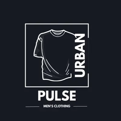 تصميم شعار وهوية بصرية لبراند ملابس (Urban Pulse)