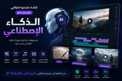 إنشاء فيديو احترافي باستخدام تقنيات الذكاء الاصطناعي