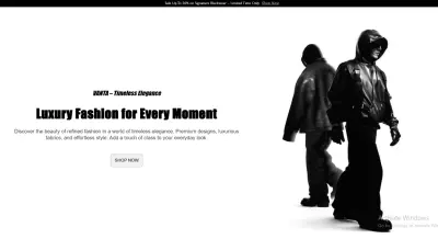 VANTA – Fashion E-Commerce Website