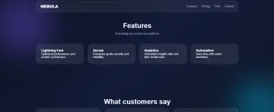 صورة العمل landing Page