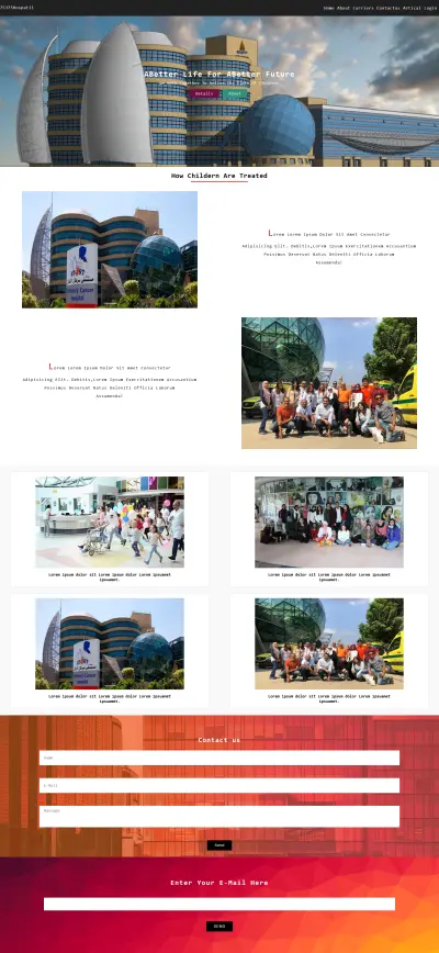 landing page for 57357 hospital