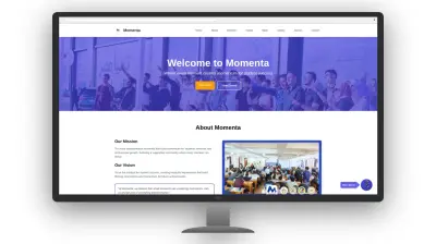 تصميم وتطوير موقع تفاعلي متكامل لنشاط طلابي (Momenta Student Club)