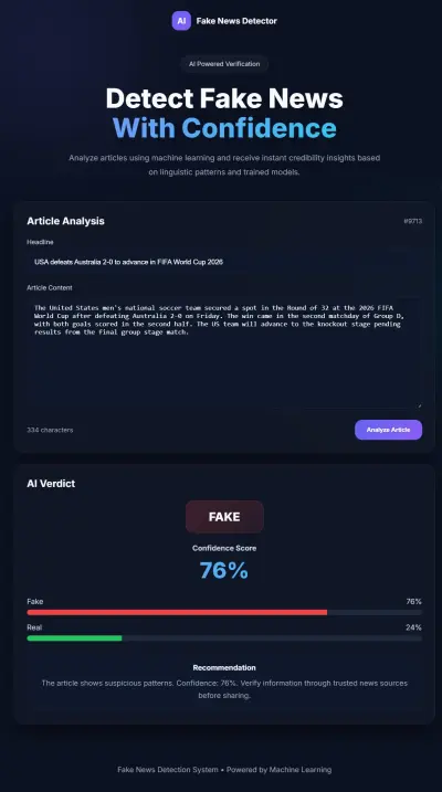 Fake News Detection