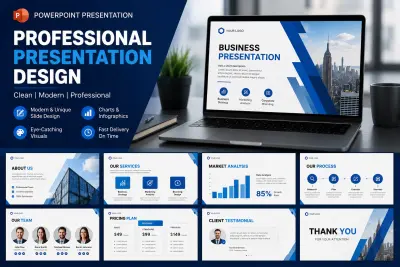 تصميم عرض تقديمي احترافي (PowerPoint