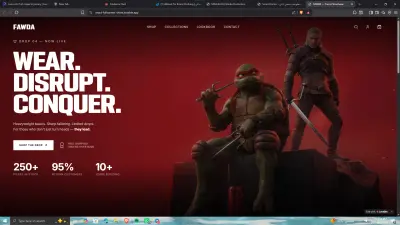 Webset for Brand Clothing