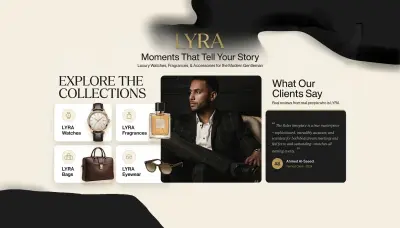 LYRA – متجر إلكتروني لعلامة تجارية فاخرة