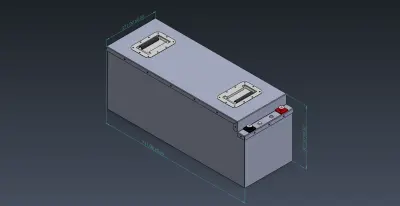 .Battery Box for farming tractor drawing by sheet metal in SolidWorks