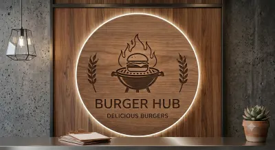 creat logo of restaurant