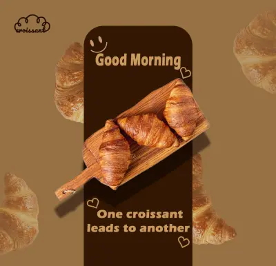 Croissant Bakery Advertising Campaign