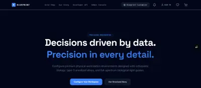 متجر Blueprint Commerce الإلكتروني متكامل مع لوحة تحكم وتخصيص حي (React & Node.js)