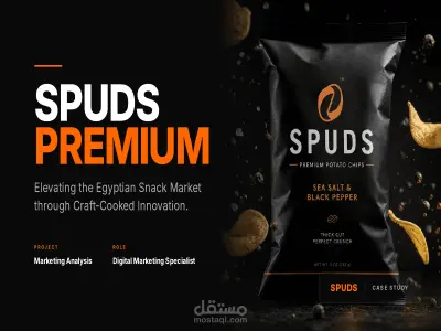 دراسة وتحليل السوق ووضع استراتيجية تسويقية لعلامة SPUDS Premium Potato Chips