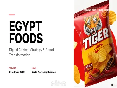 Digital Content Strategy & Social Media Marketing Plan – Egypt Foods