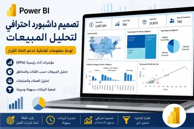 تحليل المبيعات باستخدام POWER BI