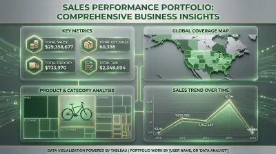 تحليل البيانات وتصميم داشبورد احترافي باستخدام Tableau