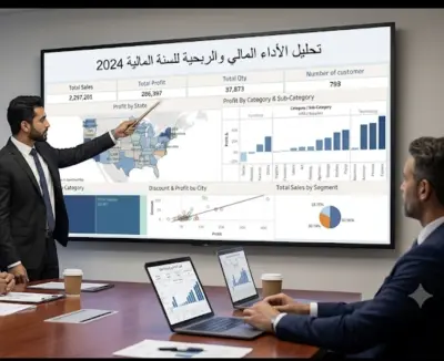 تصميم لوحة تحكم للداتا