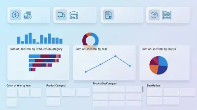 تحليل البيانات وإنشاء Dashboards احترافية باستخدام Power BI