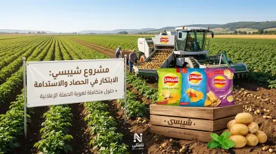 تصميم وتطوير الحملة الإعلانية والدمج الرقمي لبراند (شيبسي - طبيعي 100%)