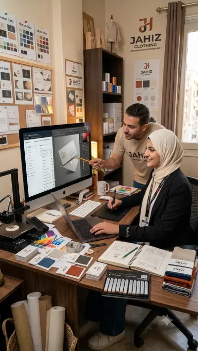 تصميم كافر CV وكارت احترافي
