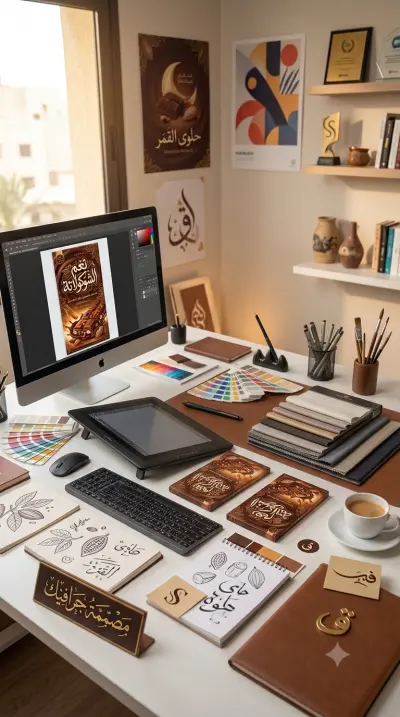 تصميم عبوة شوكولاتة لعلامة تجارية رياضية