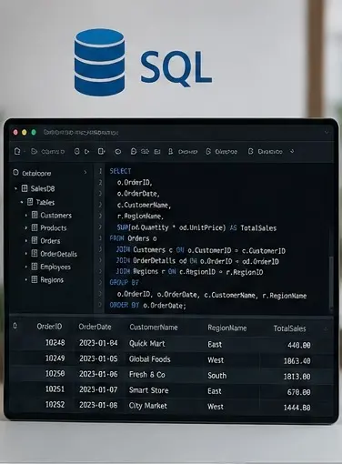 تصميم لوحات معلومات تفاعلية (Interactive Dashboards) باستخدام sql