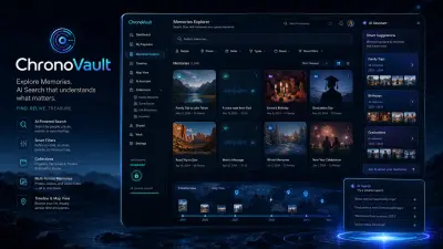 ChronoVault – Futuristic Digital Memory Vault