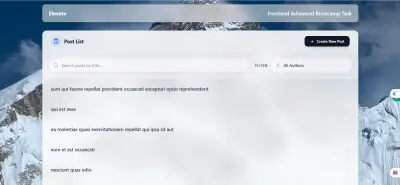 Elevate-PostStyle-Application