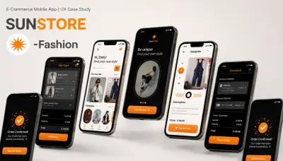 Mobile E-Commerce App Design | UX/UI Case Study