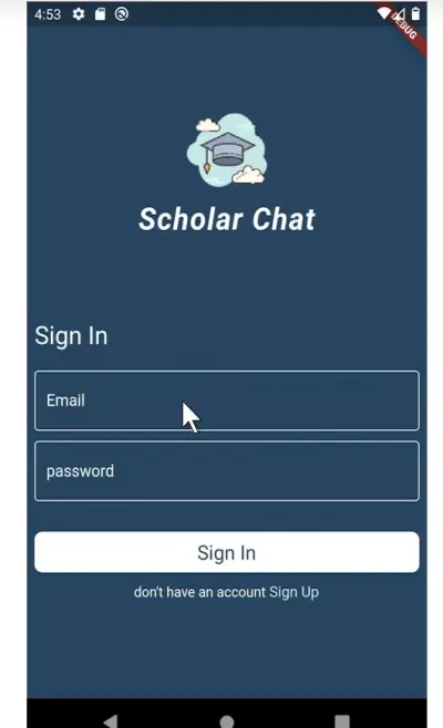 تطبيق Chat App