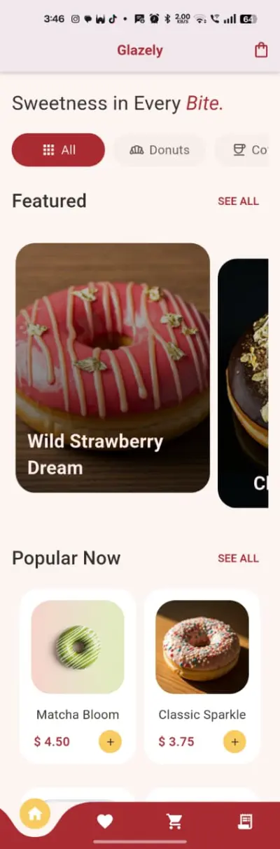 Glazely Flutter App