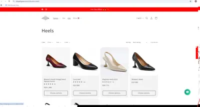 مشروع تطوير وتصميم متجر إلكتروني متكامل عبر شوبيفاي (Shopify)